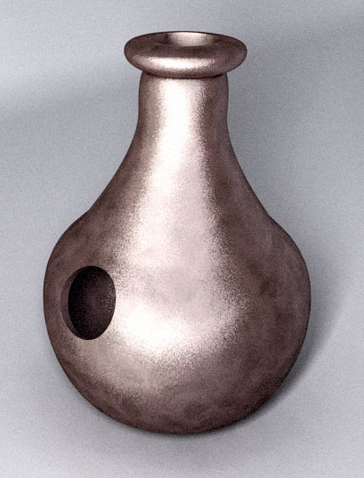 Igbo Culture Pot drum instrument called the Kim-Kim or Udu